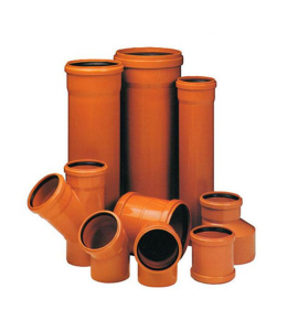 Трубы и фитинги для наружной канализации Система KG (PVC)