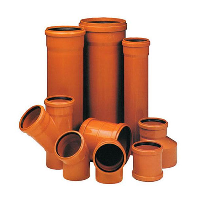 Трубы и фитинги для наружной канализации Система KG (PVC)